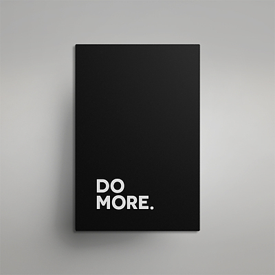 تابلو برجسته طرح DO MORE
